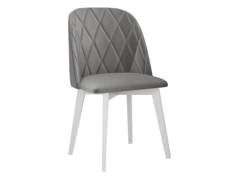 Krzesło MIRJAN 24 Monti III Pik romb biały/jasny szary 1 szt.