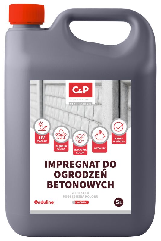 Impregnat do ogrodzeń betonowych Onduline Clean and Protect 5 l