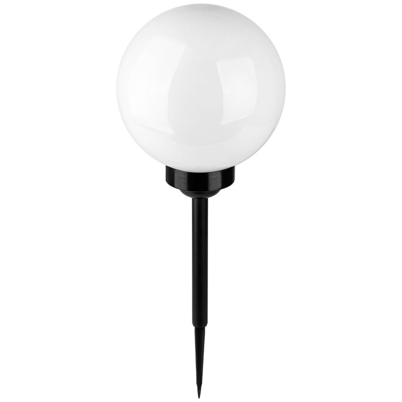 Lampa ogrodowa solarna LED MasterLED Kula 25cm 6500K zimna biel IP44 lampka wbijana 1 szt.