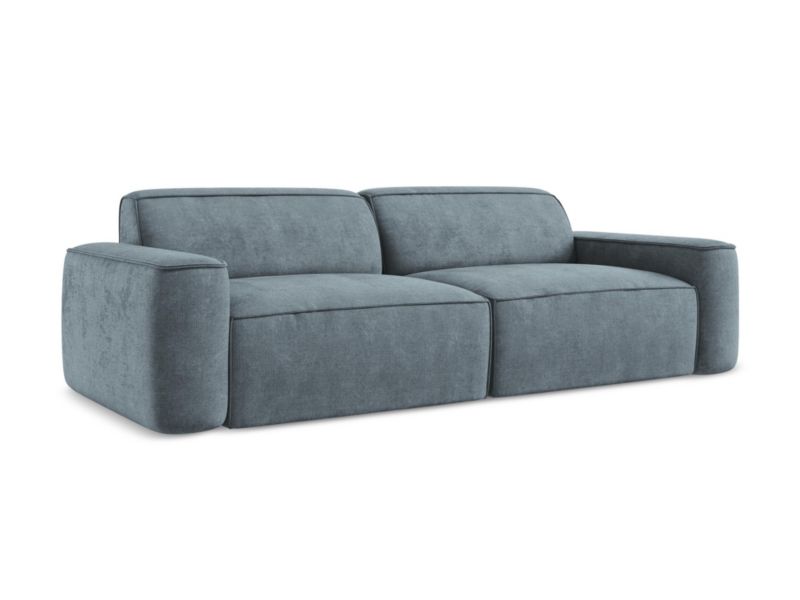 4-osobowa kanapa modułowa LaMiaSofa MELISSA z tkaniny szenilowej 244x102 cm jeans 1 szt.