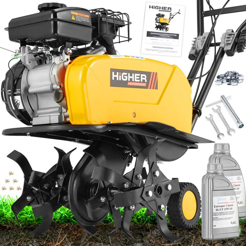 Glebogryzarka spalinowa kultywator aerator HIGHER 43cm 79cc silnik LONCIN 1szt.