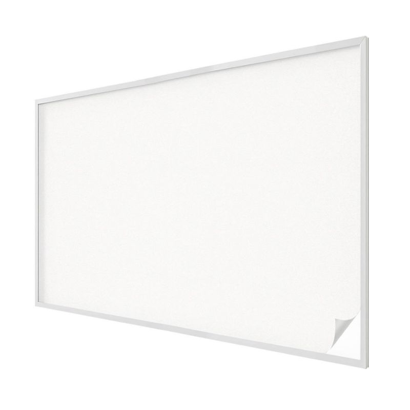 Witraż na Folii Samoprzylepnej Wallfluent 200x146 cm Folia Mrożona Dekoracyjna Delikatna biel 1 rol.