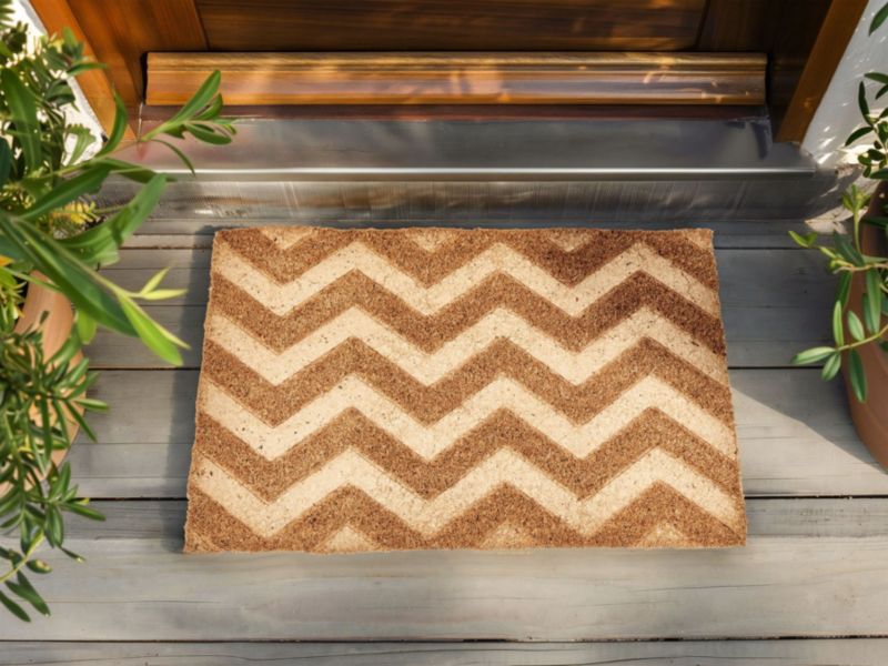 Wycieraczka Ilocos 40 x 60 cm Naturalny Włókno kokosowe 1 szt.