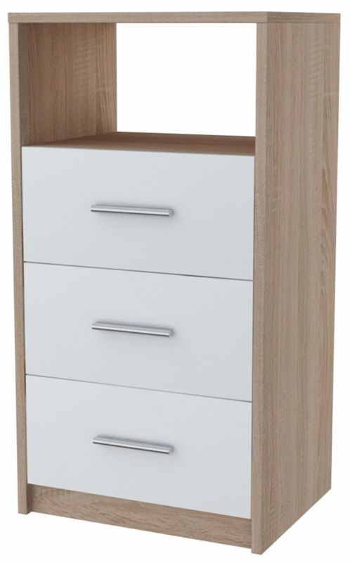 Komoda Matkam 3SO szafka ufc biały-sonoma 1 szt.