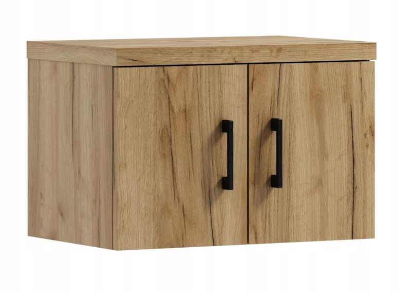 Szafka łazienkowa ADK MEBLE MARKUS 80 wisząca pod umywalkę dąb craft złoty 1 szt.