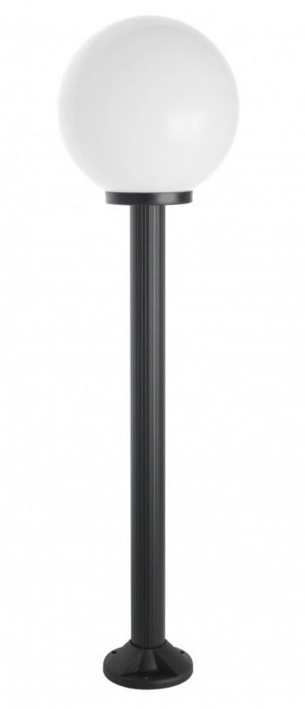 Lampa ogrodowa stojąca SU-MA Kule czarno-biała kula 1 x E27 x 100W IP43 wym: 130 x 30 x 30 cm - 1 szt.