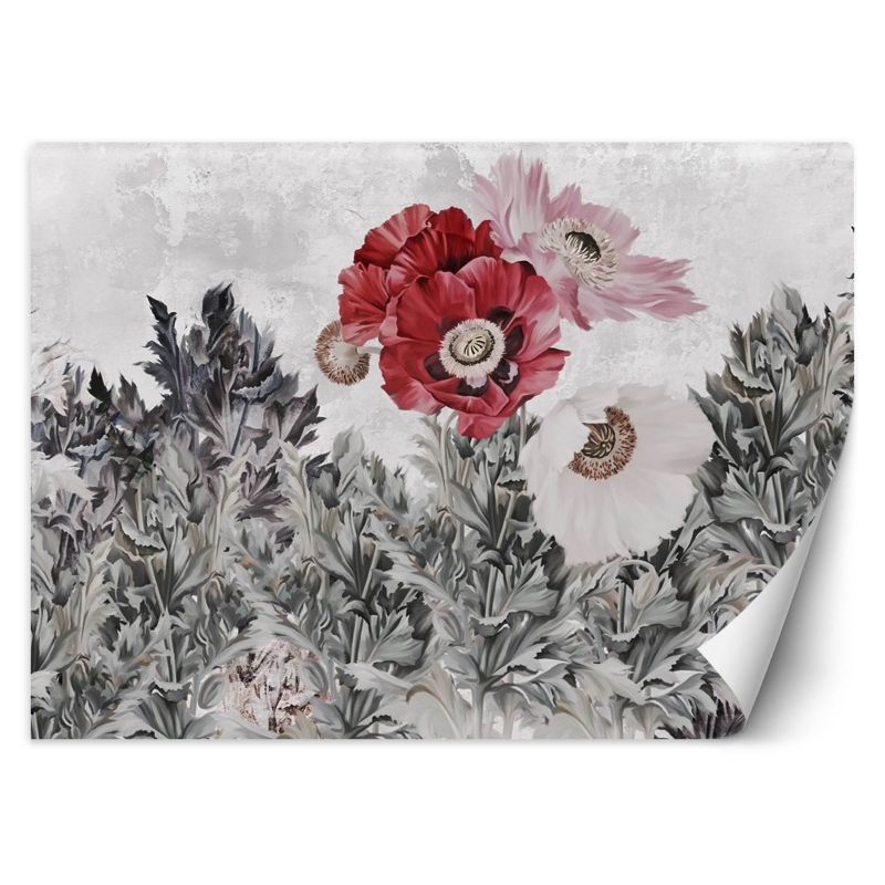 Fototapeta Feeby Malowane czerwone maki 254x184 1 szt