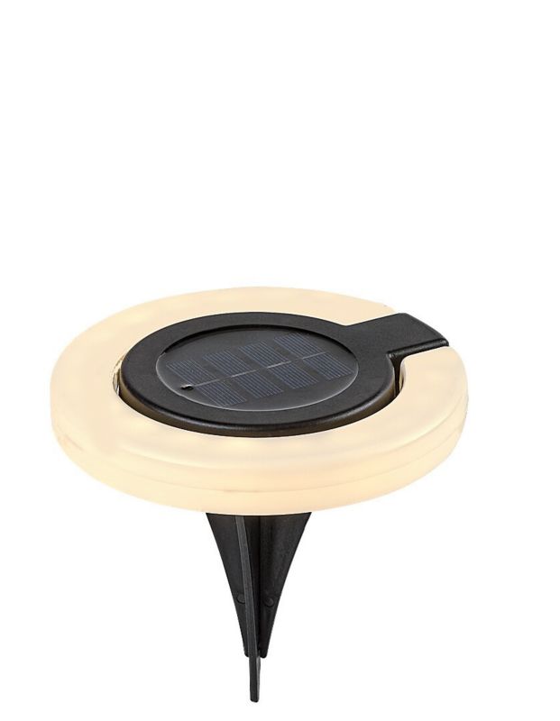Lampa gruntowa wbijana Rabalux Bokod czarno-biała LED 0.05W 2500K-3000K 5lm IP44 wym: 2,5 x 14,5 cm - 1 szt.