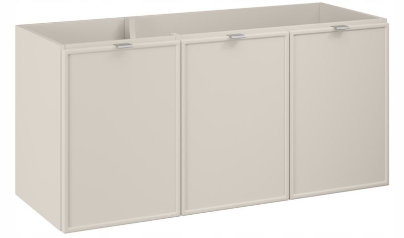 Szafka pod umywalkę Furnidea 120 cm kaszmir 3 drzwi Bella Cashmere 1 szt.