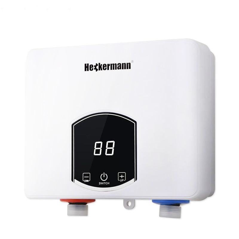 Elektryczny Przepływowy Podgrzewacz Wody Heckermann 5500W Biały 1szt
