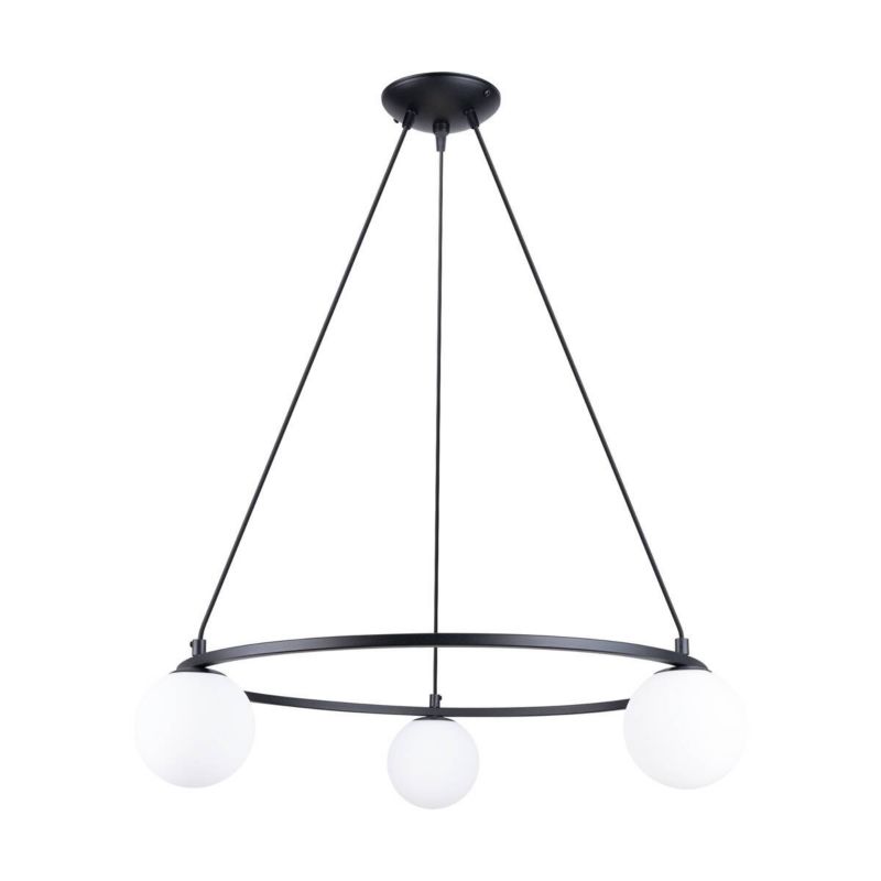 Lampa wisząca Sollux Lighting Yoli 5552 czarna szerokość 65 cm 3xG9 x 1 szt.