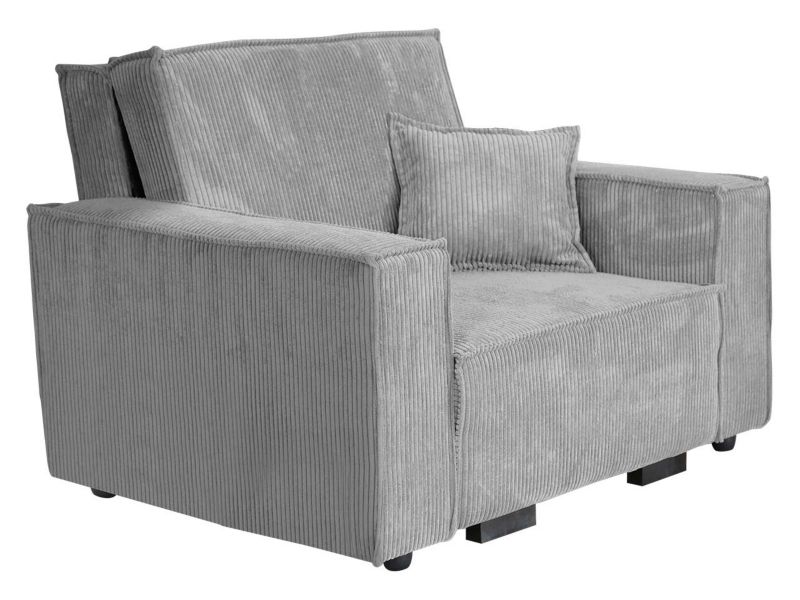 Kanapa rozkładana MIRJAN 24 Viva Star Sztruks I jasny szary 1 szt.