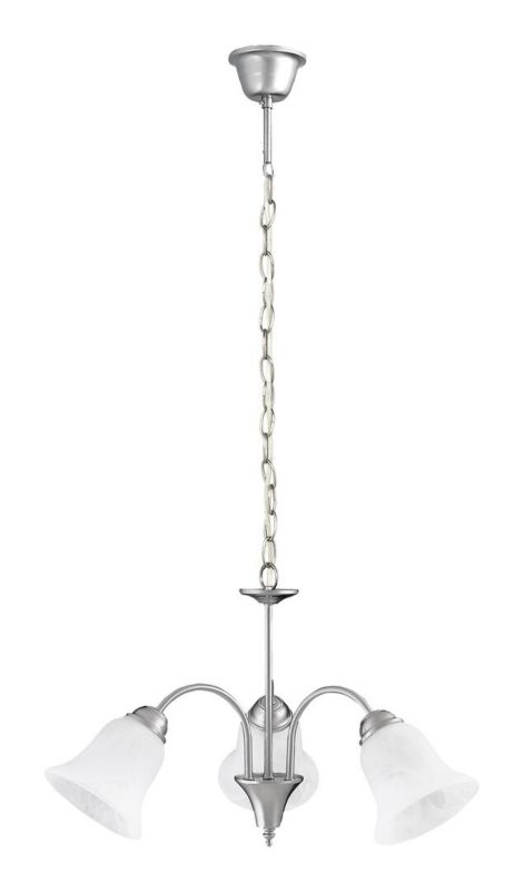 Żyrandol Rabalux Francesca chrom satynowany-białe szkło alabastrowe wym: 90 x 60 x 60 cm 3xE14 x 1 szt.