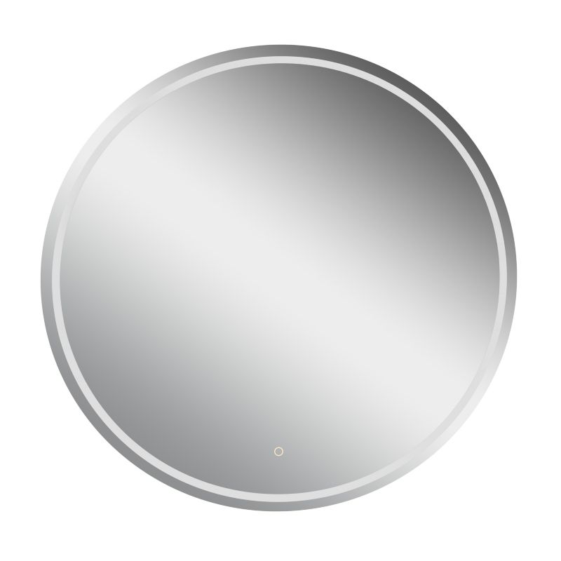 Lustro łazienkowe LED okrągłe z oświetleniem 60 cm IP 44 BD art z przyciskiem mata antyparowa 1 szt