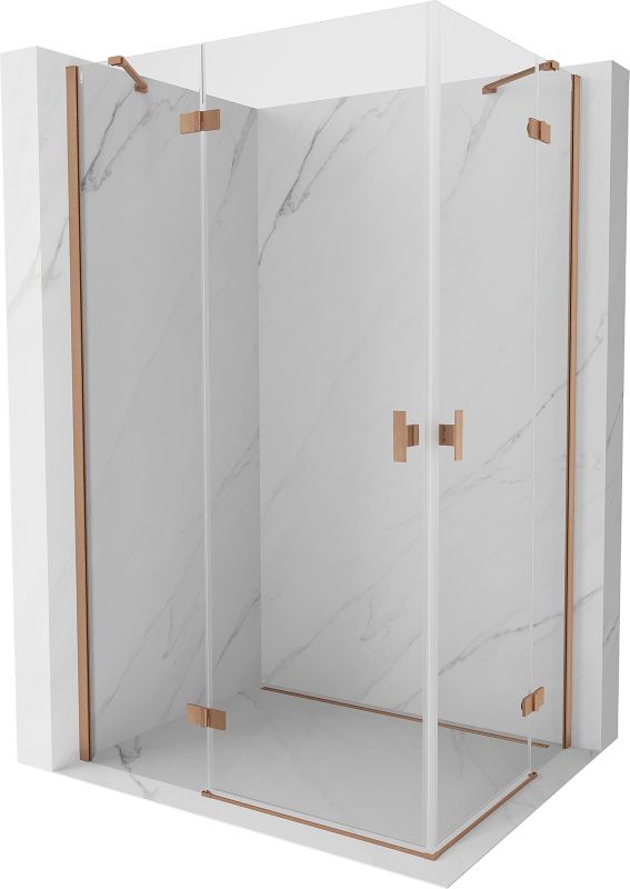 Kabina prysznicowa Mexen Mist-H miedź szczotkowana 75 x 80 cm 1 szt