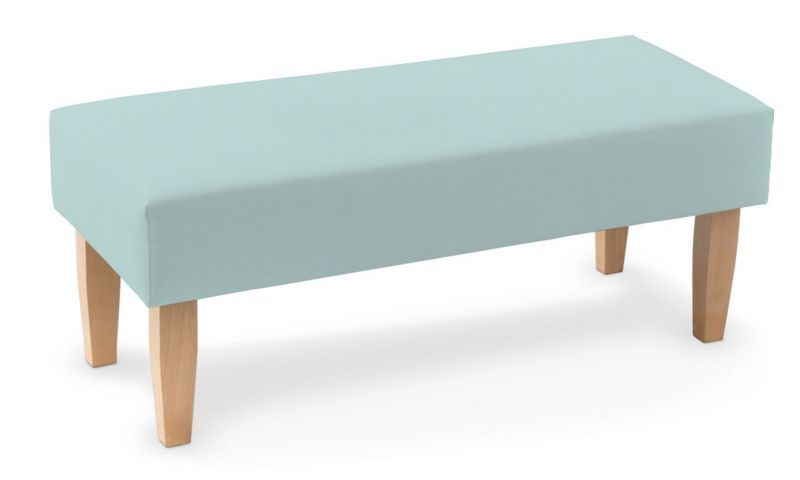 Ławka Dekoria 100 x 40 x 40 cm pastelowy błękit 1 szt.