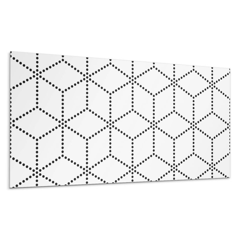 Panel samoprzylepny Wallfluent 120x60 cm Kropkowy wzór w heksagonalnym stylu 1 szt.