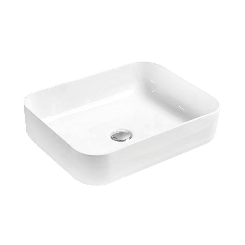 Umywalka nablatowa Mexen Carla biała 50x39 cm 1 szt.