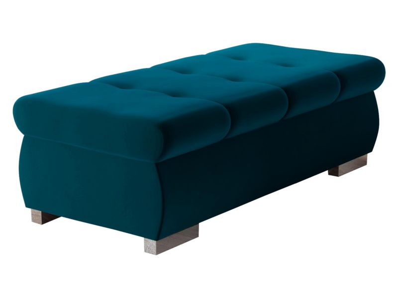 Pufa MIRJAN 24 Orkan Duża ciemny turkusowy 1 szt.