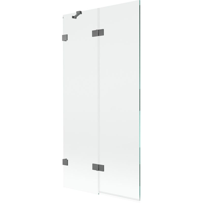 Parawan nawannowy Mexen Lunar gun metal 90x150 cm 2-skrzydłowy 1 szt