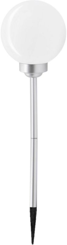 Lampka solarna wbijana kula 20 cm stalowa