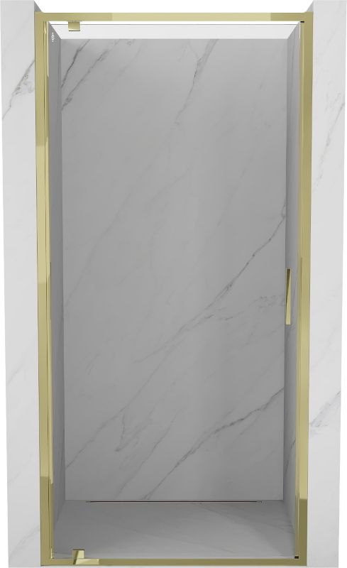 Drzwi prysznicowe uchylne Mexen Exo złote 75x200 cm 1 szt.