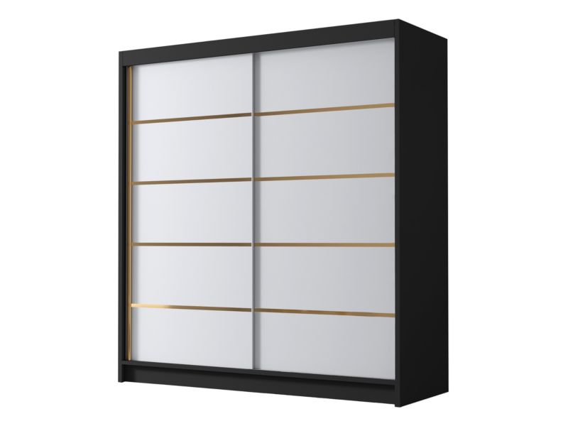 Szafa MIRJAN 24 pokojowa Bali IV 180 czarny 1 szt.