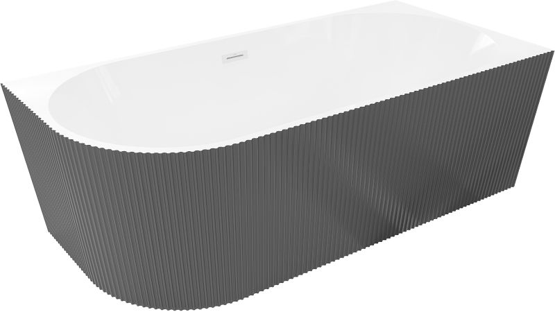Wanna wolnostojąca Mexen Silo biała/szara 150x75 cm .- 52891507562P-20 1 szt.