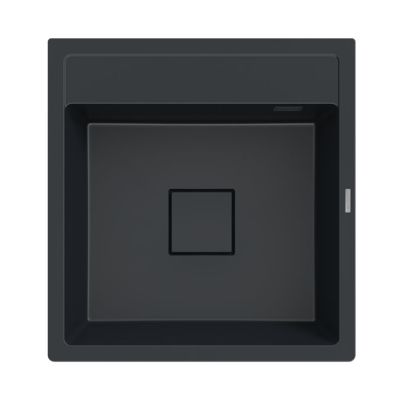 Zlewozmywak Granitowy Granitan Tavo Farmerski Jednokomorowy z Syfonem Czarny 1kpl.