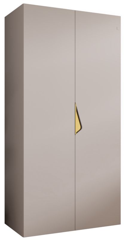 Szafa uchylna otwierana Abiks SANDI 1 100 wys 202 cm Kaszmir + Złoty 1 szt