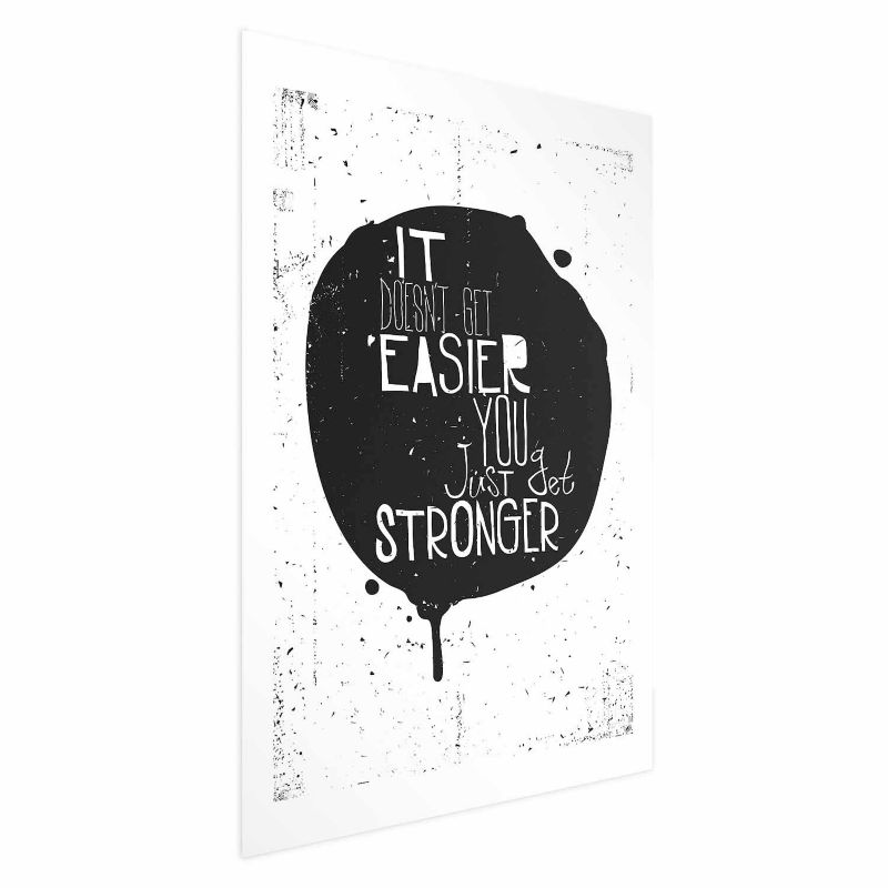 Plakat Artgeist Stronger 21x30 cm bez ramy 1 szt