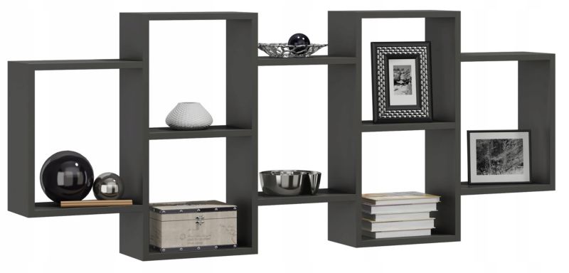 Półka Matkam wisząca POLON BIS regał Per antracyt 1 szt.