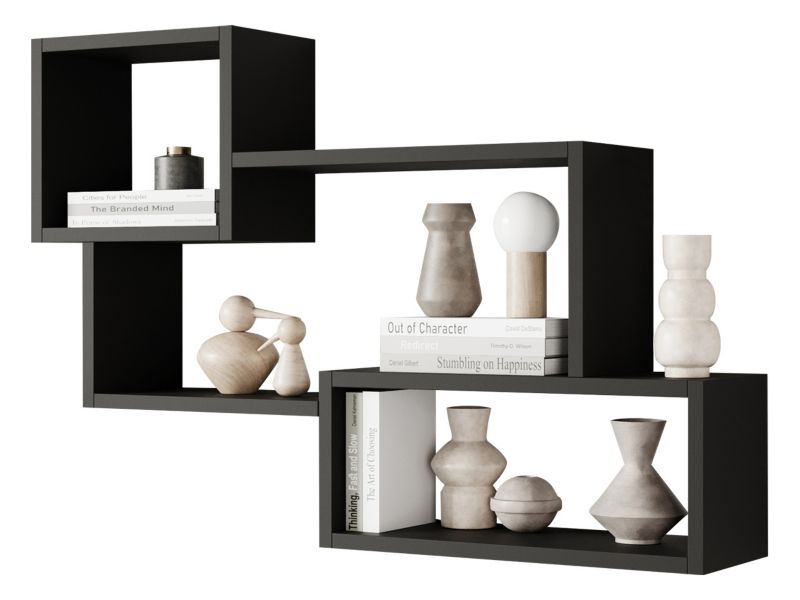 Półka MIRJAN 24 Trio 005 czarny grafit 1 szt.