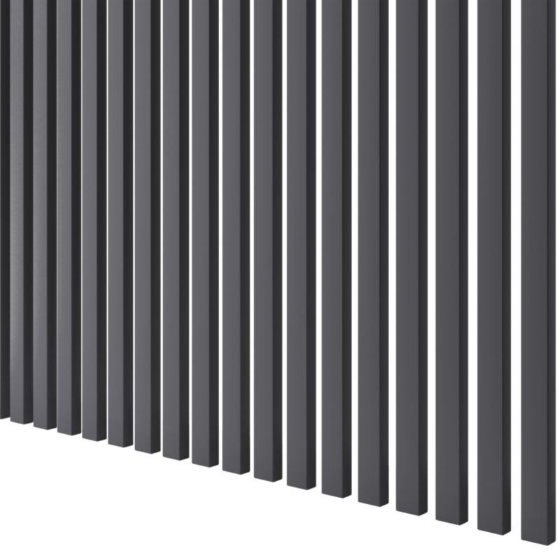 Lamele slim LAMELE3D grafit mat zestaw 10 szt