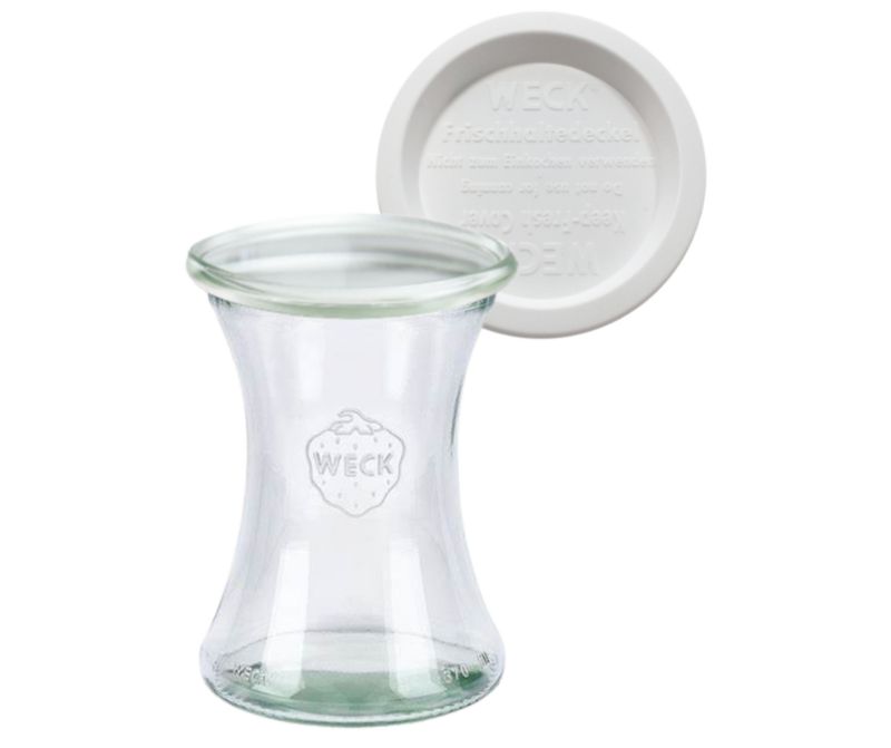 Słoik MODO24 Weck 370 ml fi 80 deli plastikowe wieko 1 kpl.