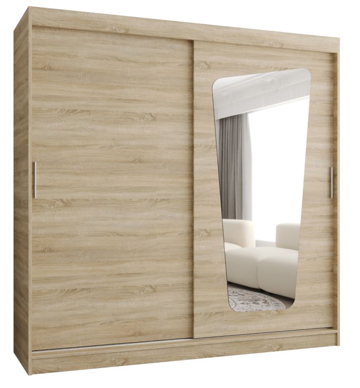 Szafa przesuwna Garderoba Abiks MOKA 200 dąb sonoma 1 szt.