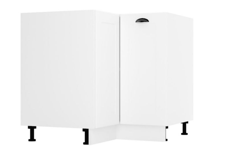 Szafka kuchenna narożna 90 Stolkar ADELE DRP P/L biała mat 1 szt