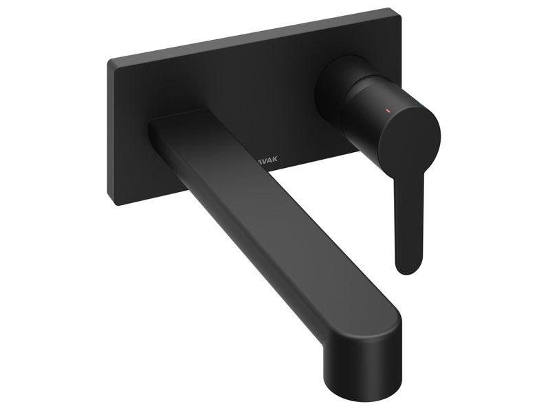 Bateria umywalkowa podtynkowa Ravak Puri PU 019.20 czarna 1 szt