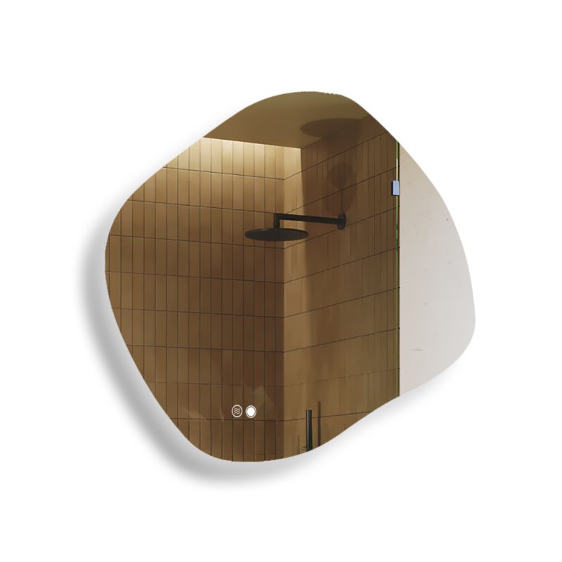 Lustro łazienkowe Artforma LED 104x94cm owalne LED Dual włącznik mata grzewcza ROM2211szt.