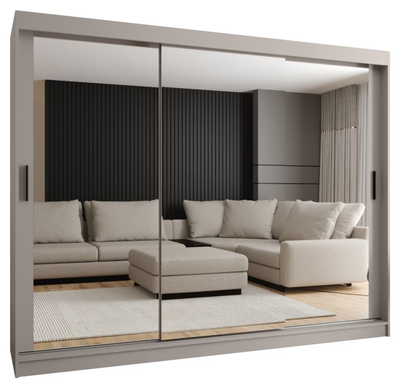 Szafa przesuwna Abiks RUBINO T3 250 kaszmir 1szt.