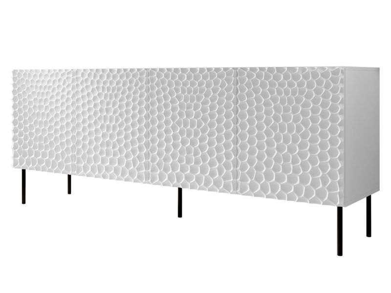 Komoda MIRJAN 24 Hole 190 biały + czarny 1 szt.