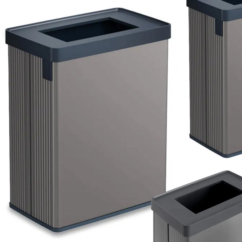 Kosz Curver Keter na Śmieci VERTO łazienkowy do Domu Kuchni 2 Worki Segregacja 54L szary 1 szt