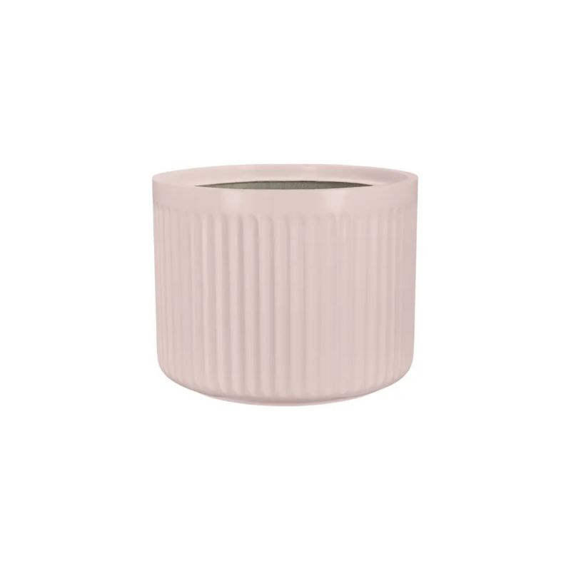 Doniczka Z Włókna Szklanego Na Taras Do Domu Zadora LEO24 różowy Mat 1 szt