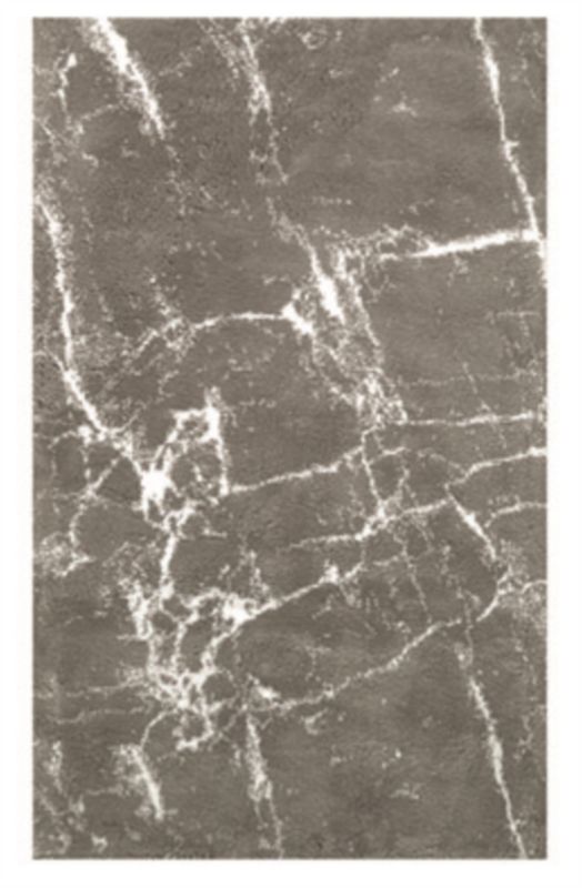 Dywanik łazienkowy Kleine Wolke Como 60x100 cm, bawełna, szary, 1 szt.