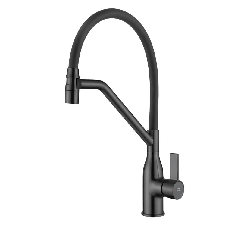 Bateria zlewozmywakowa Laveo Botta grafitowa