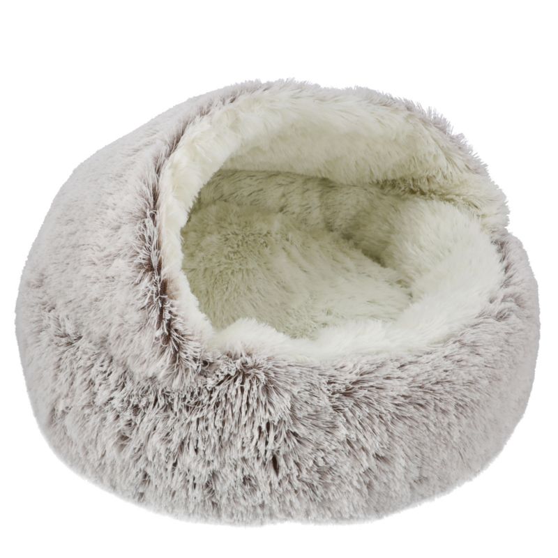 Pluszowe okrągłe legowisko dla zwierząt JUMI kojec dla psa kota posłanie 60x60 cm 1 szt.