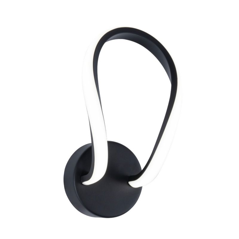 Kinkiet ścienny Zuma Line Erda czarny styl nowoczesny LED 8W 3000K-6000K 480lm IP20 wym: 24 x 14 x 11,5 cm - 1 szt.