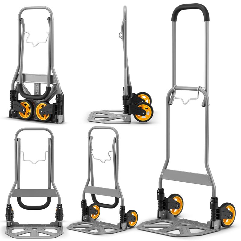 Wózek ręczny transportowy mocny młynarka składana HIGHER 70 kg płaska HP-LH09-70 1 szt