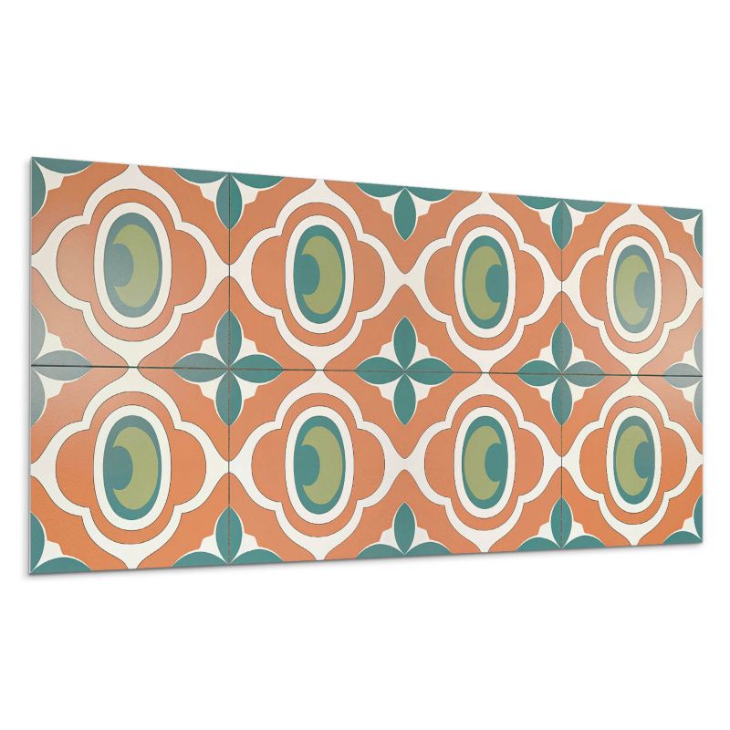 Panel samoprzylepny Wallfluent 100x50 cm Roślinny motyw w formie mozaiki 1 szt.