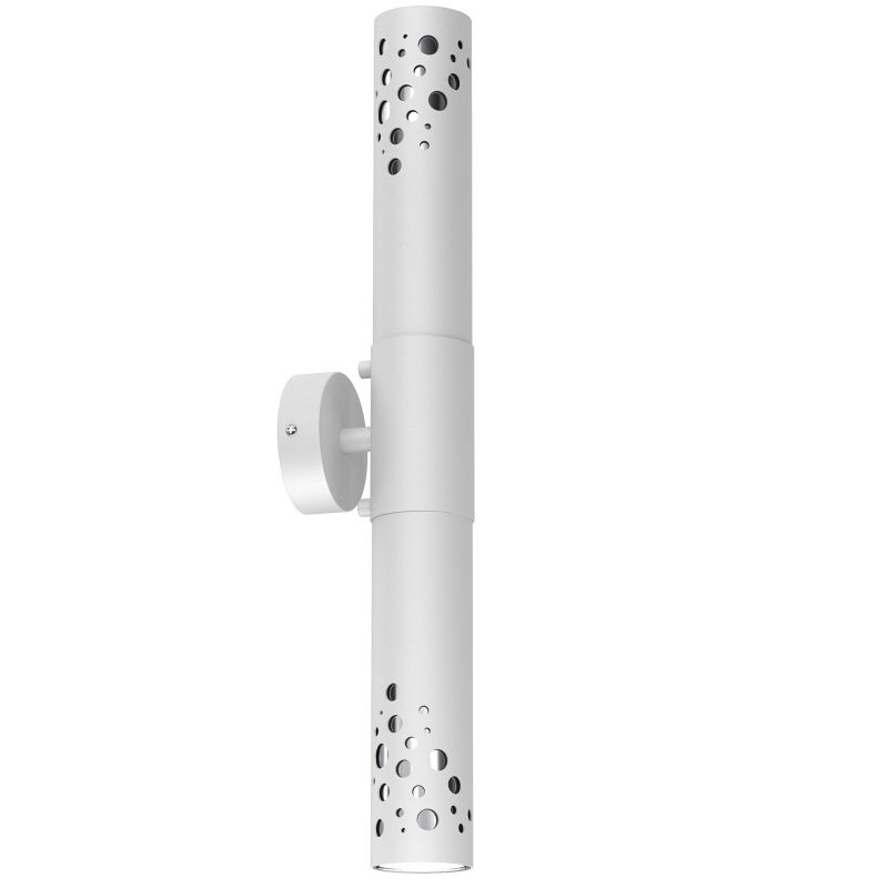 Kinkiet ścienny Luminex Altro Buble biały mat-chromowany góra-dół 2 x GU10 x 8W IP20 wym: 49 x 8 x 10,5 cm - 1 szt.